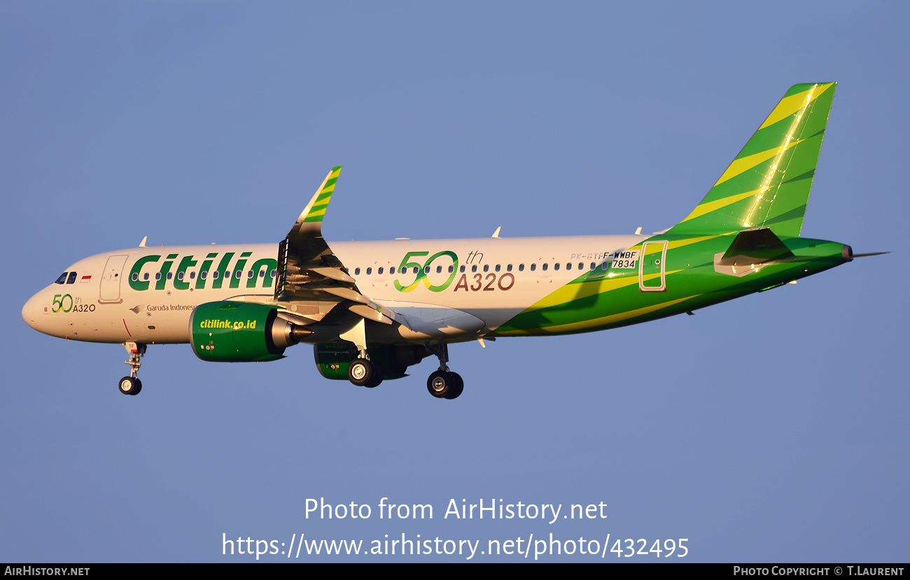 Aircraft Photo of F-WWBF | Airbus A320-251N | Citilink | AirHistory.net #432495
