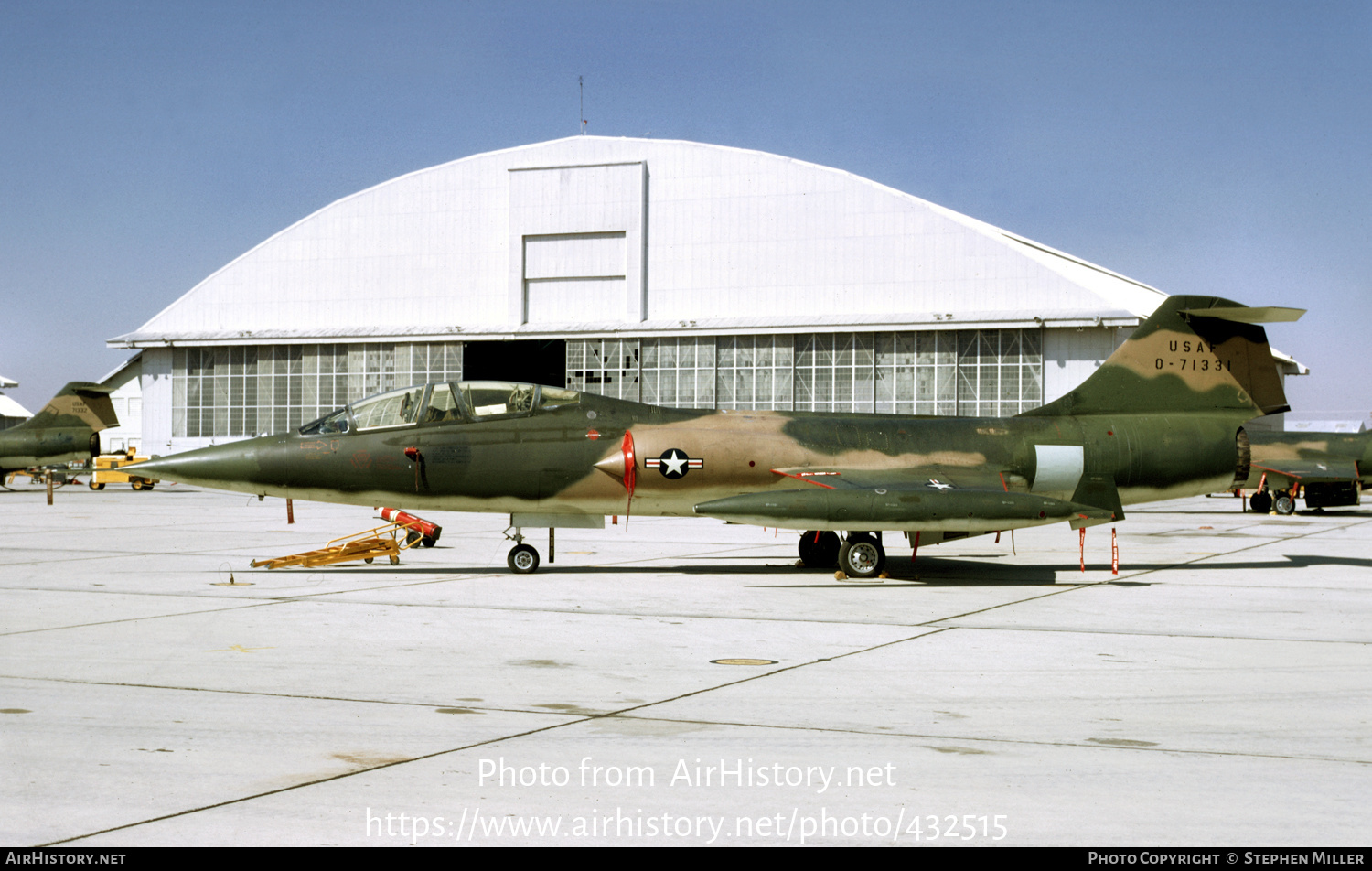 Aircraft Photo of 57-1331 / 0-71331 | Lockheed F-104D Starfighter | USA - Air Force | AirHistory.net #432515