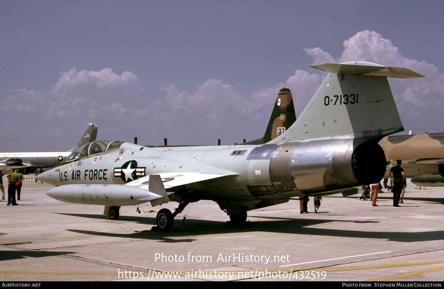 Aircraft Photo of 57-1331 / 0-71331 | Lockheed F-104D Starfighter | USA - Air Force | AirHistory.net #432519