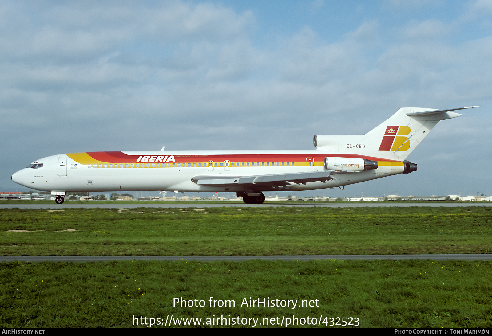 Aircraft Photo of EC-CBD | Boeing 727-256/Adv | Iberia | AirHistory.net #432523