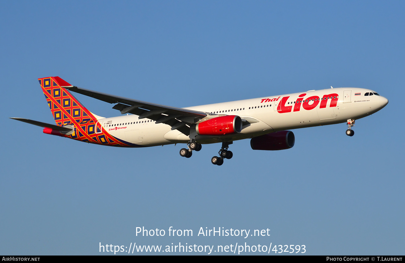 Aircraft Photo of F-WWCU | Airbus A330-343E | Thai Lion Air | AirHistory.net #432593