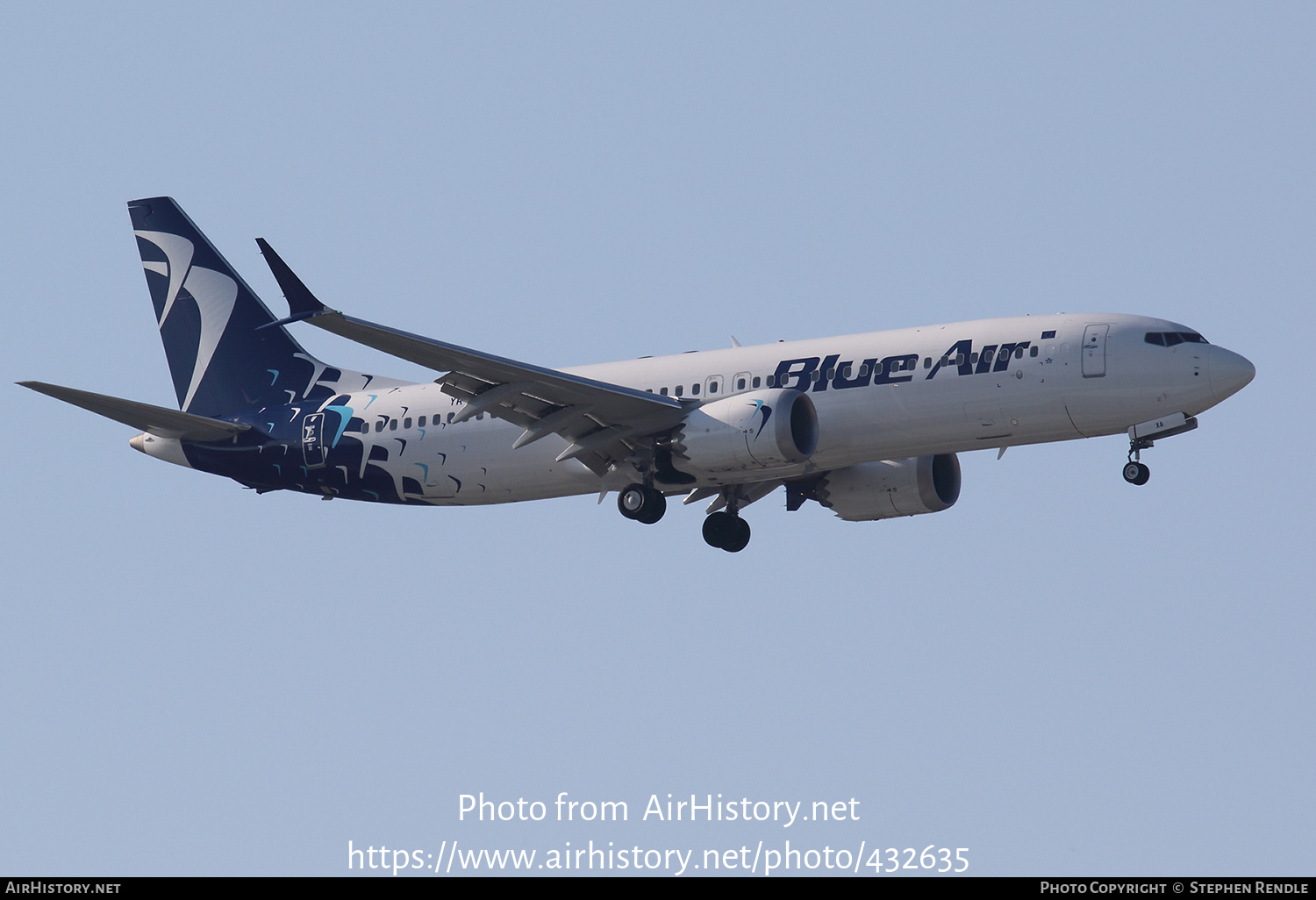 Aircraft Photo of YR-MXA | Boeing 737-8 Max 8 | Blue Air | AirHistory.net #432635