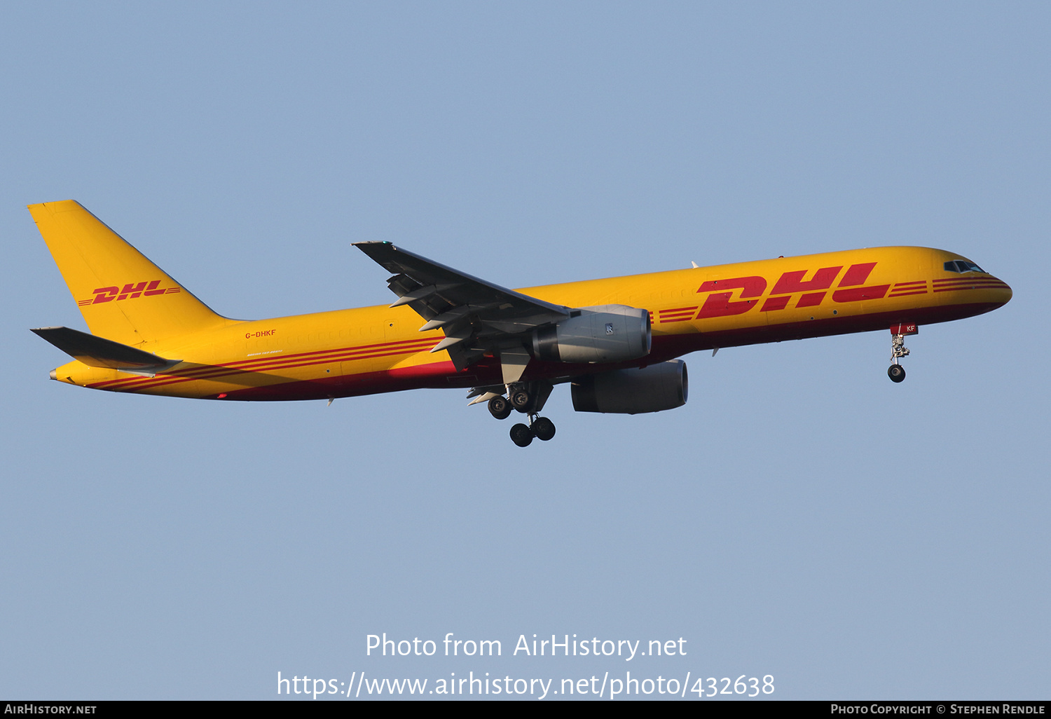 Aircraft Photo of G-DHKF | Boeing 757-236(PCF) | DHL International | AirHistory.net #432638