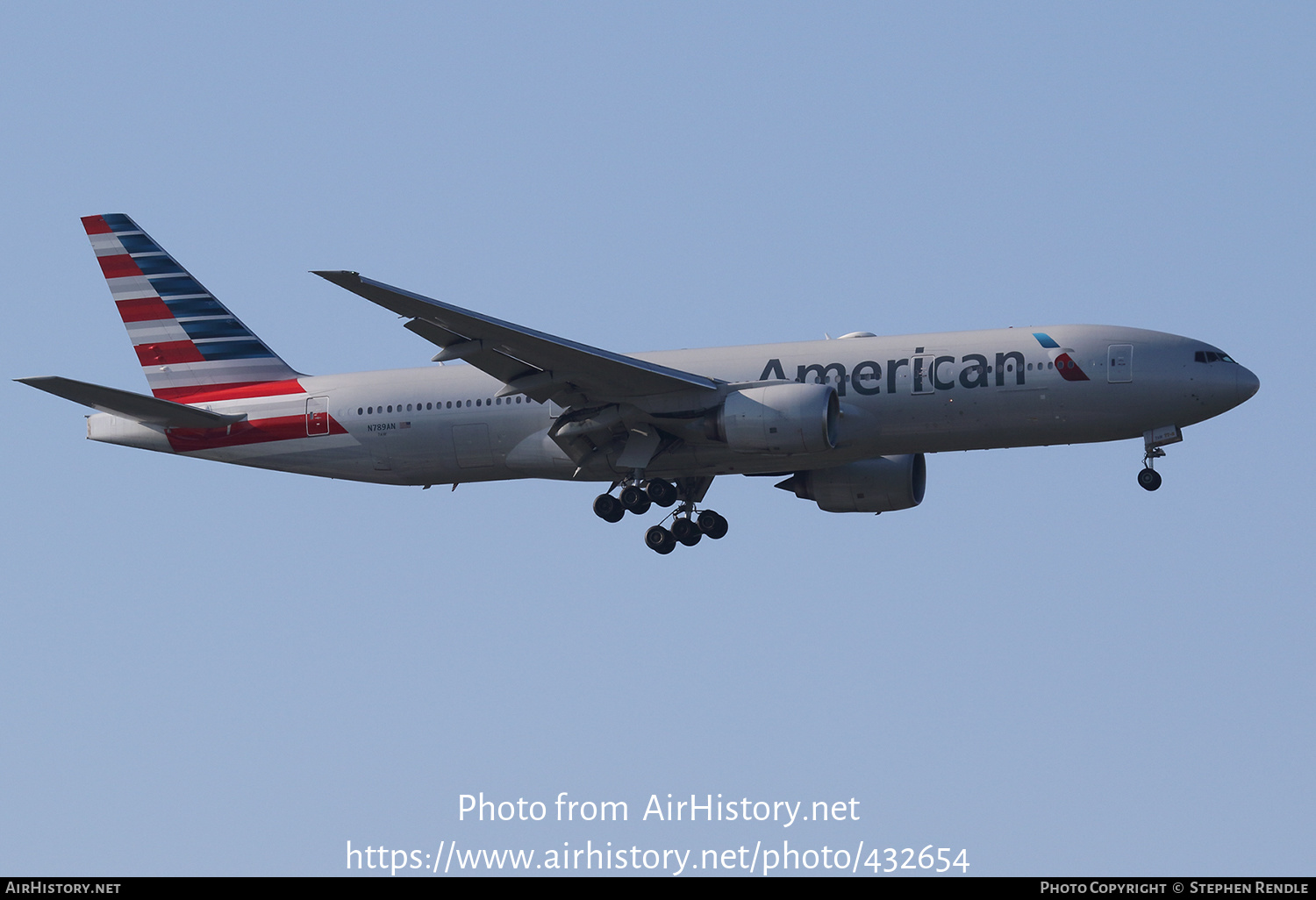 Aircraft Photo of N789AN | Boeing 777-223/ER | American Airlines | AirHistory.net #432654