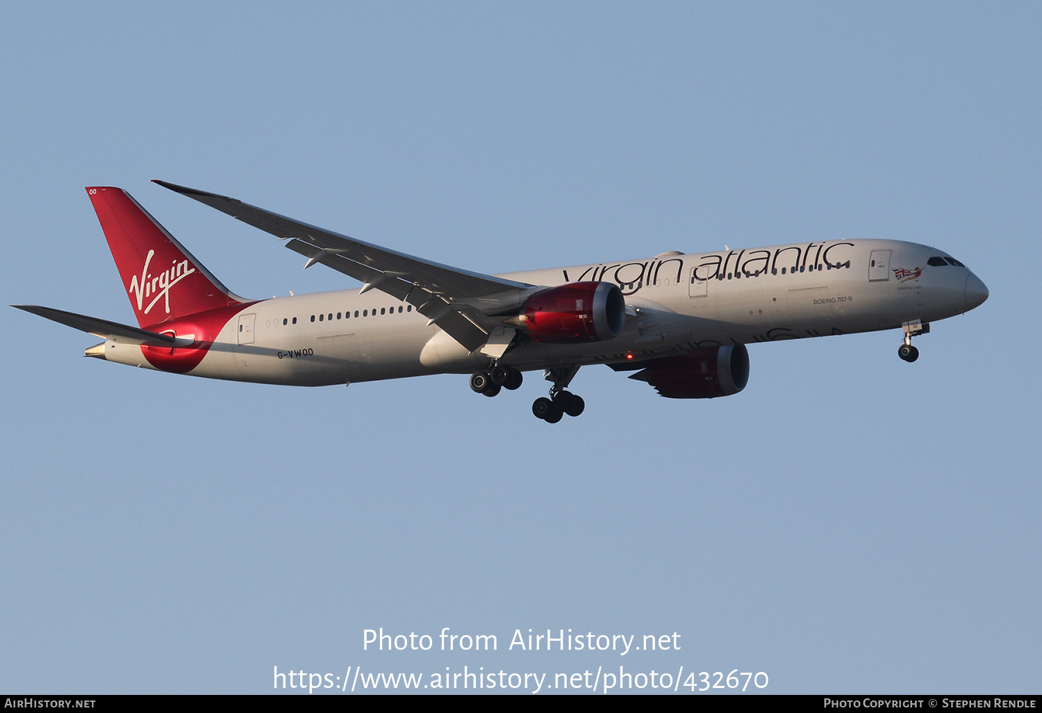 Aircraft Photo of G-VWOO | Boeing 787-9 Dreamliner | Virgin Atlantic Airways | AirHistory.net #432670