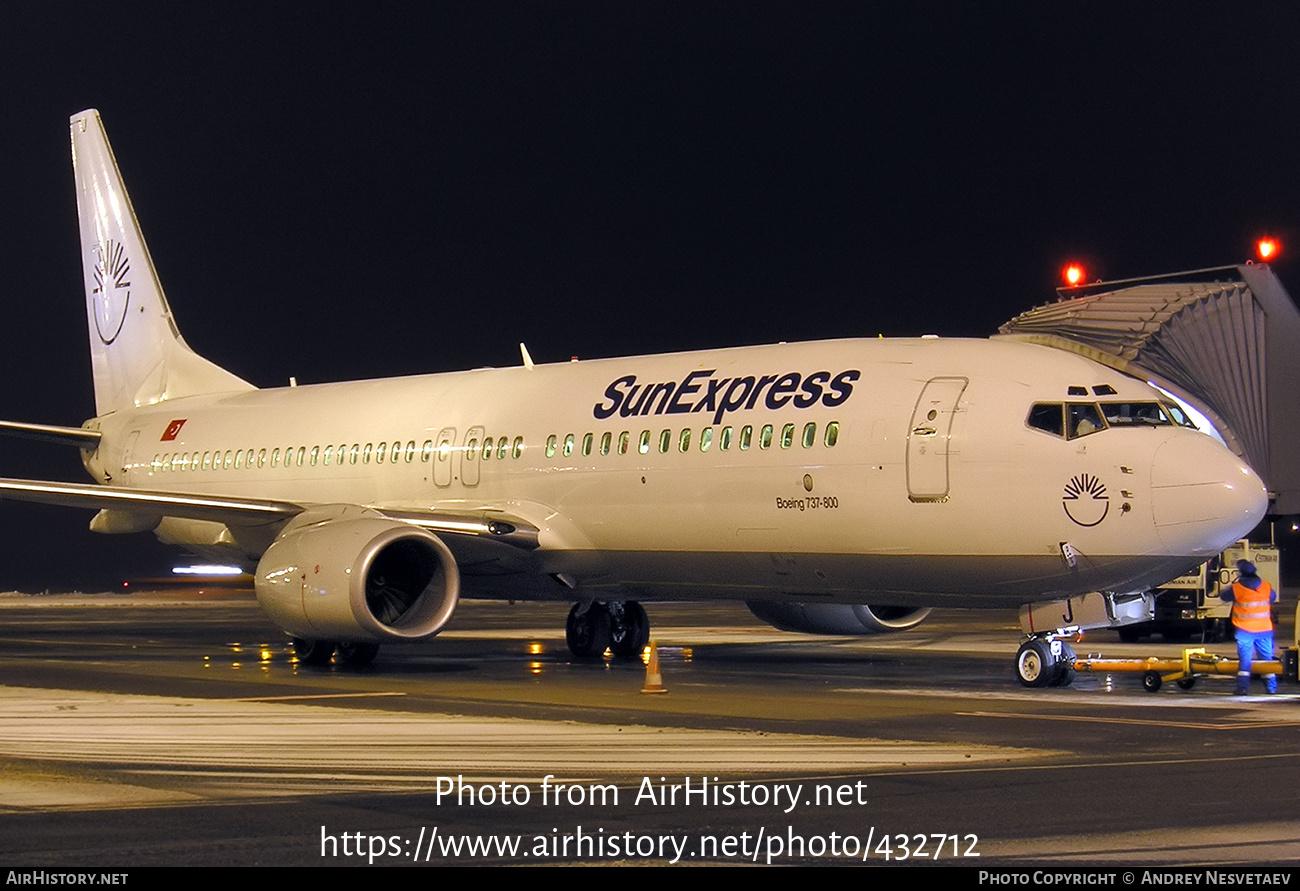 Aircraft Photo of TC-SUJ | Boeing 737-8CX | SunExpress | AirHistory.net #432712