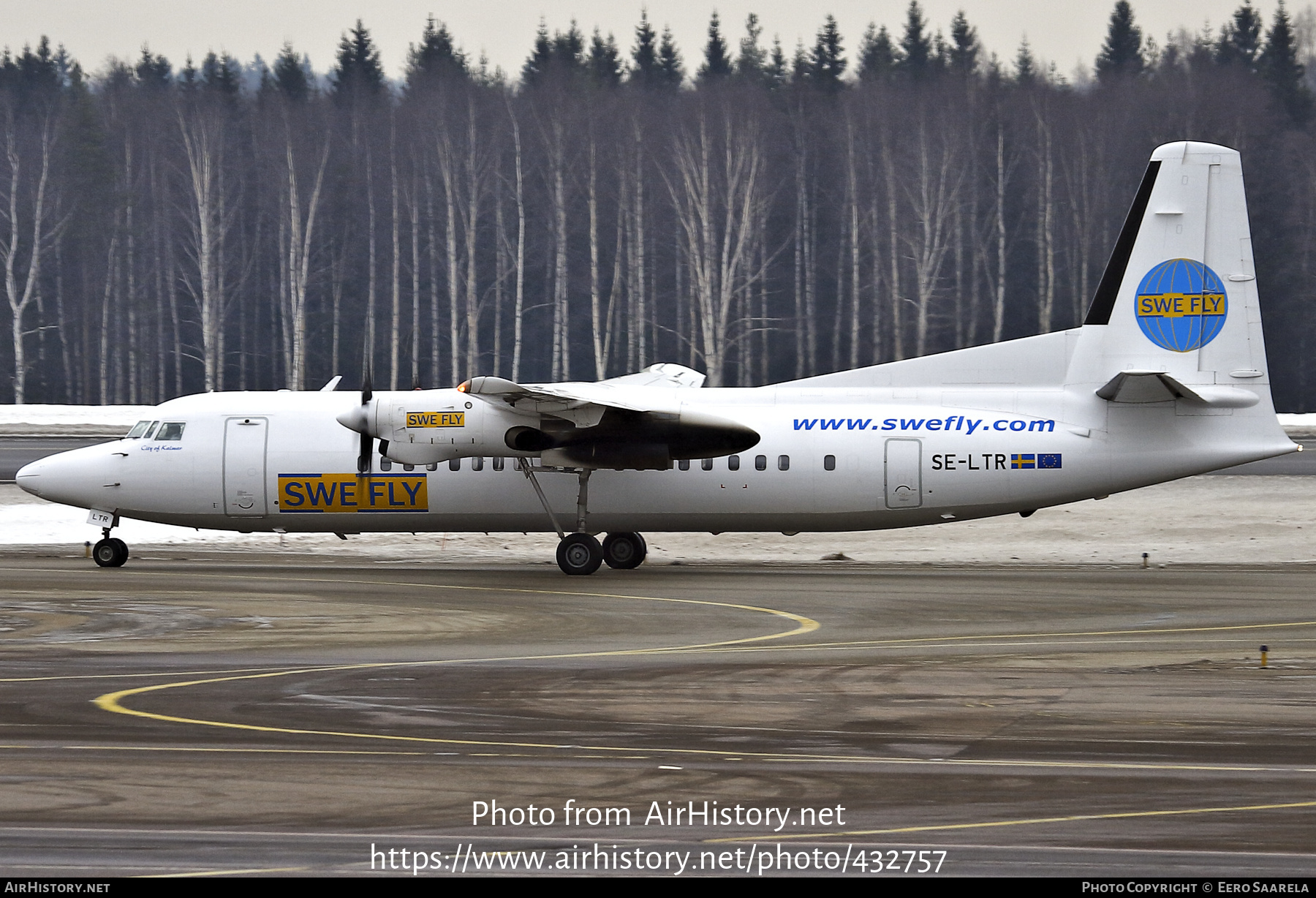 Aircraft Photo of SE-LTR | Fokker 50 | Swe Fly | AirHistory.net #432757