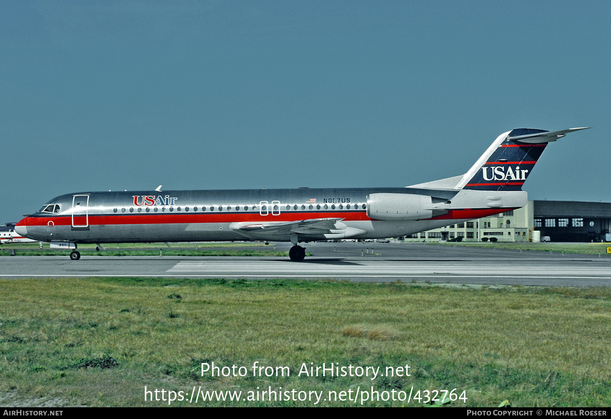 Aircraft Photo of N857US | Fokker 100 (F28-0100) | USAir | AirHistory.net #432764