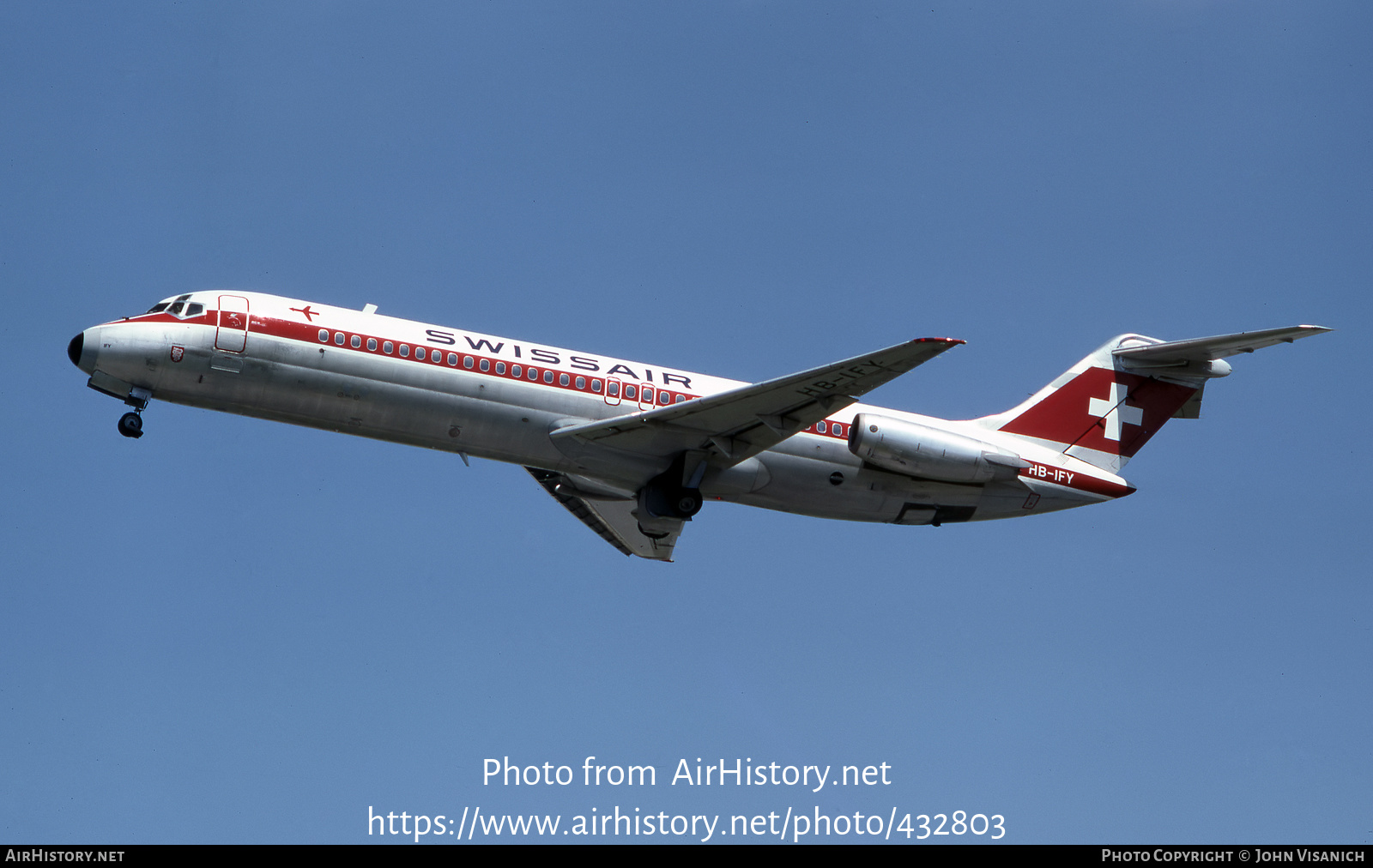 Aircraft Photo of HB-IFY | McDonnell Douglas DC-9-32 | Swissair | AirHistory.net #432803