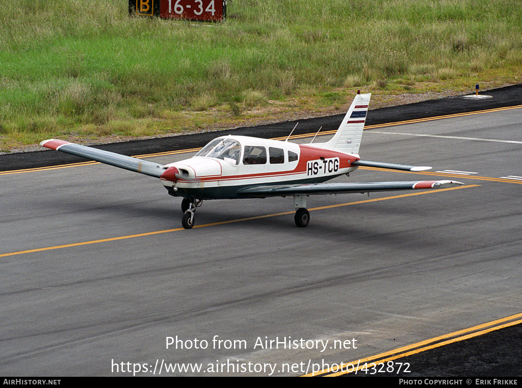 Aircraft Photo of HS-TCG | Piper PA-28-161 Cherokee Warrior II | Civil Aviation Training Center - CATC | AirHistory.net #432872