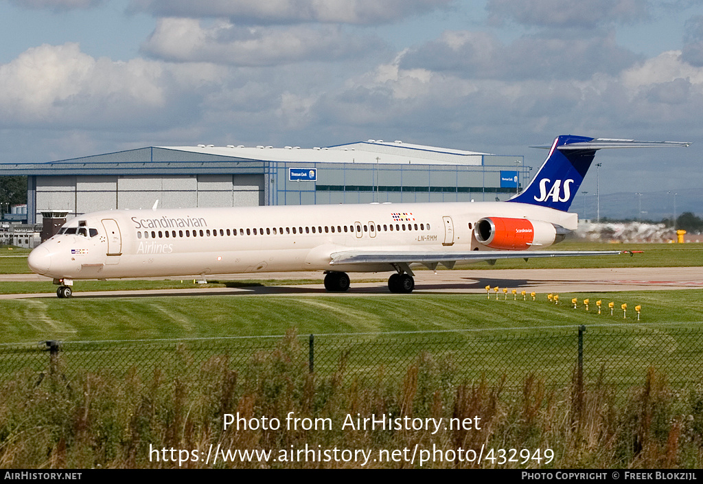 Aircraft Photo of LN-RMM | McDonnell Douglas MD-82 (DC-9-82) | Scandinavian Airlines - SAS | AirHistory.net #432949