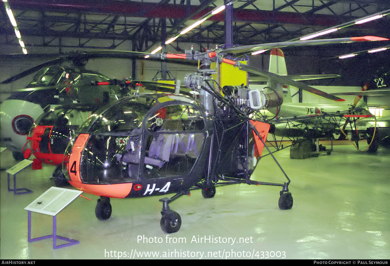 Aircraft Photo of H-4 | Sud SE-3130 Alouette II | Netherlands - Air Force | AirHistory.net #433003