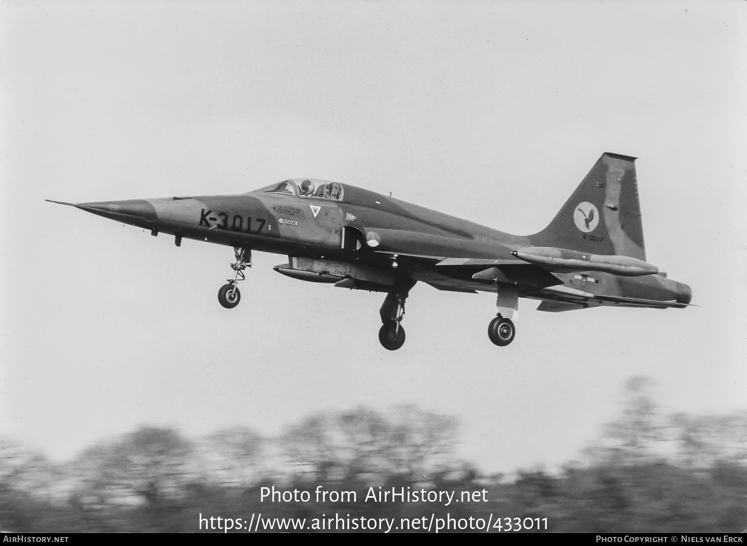 Aircraft Photo of K-3017 | Canadair NF-5A | Netherlands - Air Force | AirHistory.net #433011