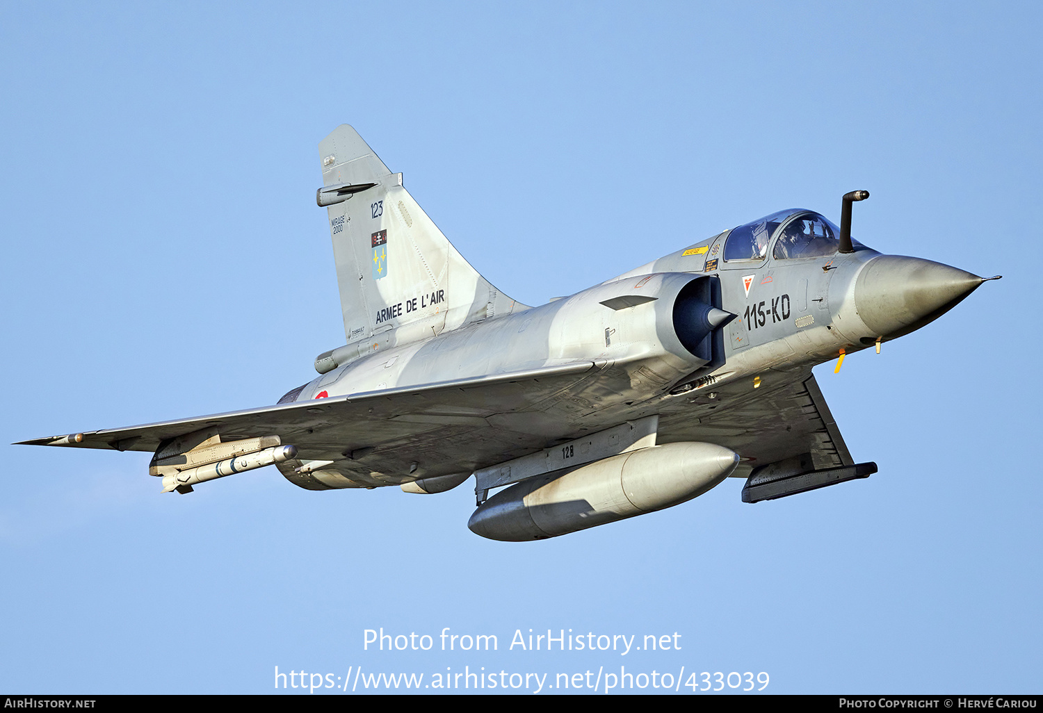 Aircraft Photo of 123 | Dassault Mirage 2000C | France - Air Force | AirHistory.net #433039