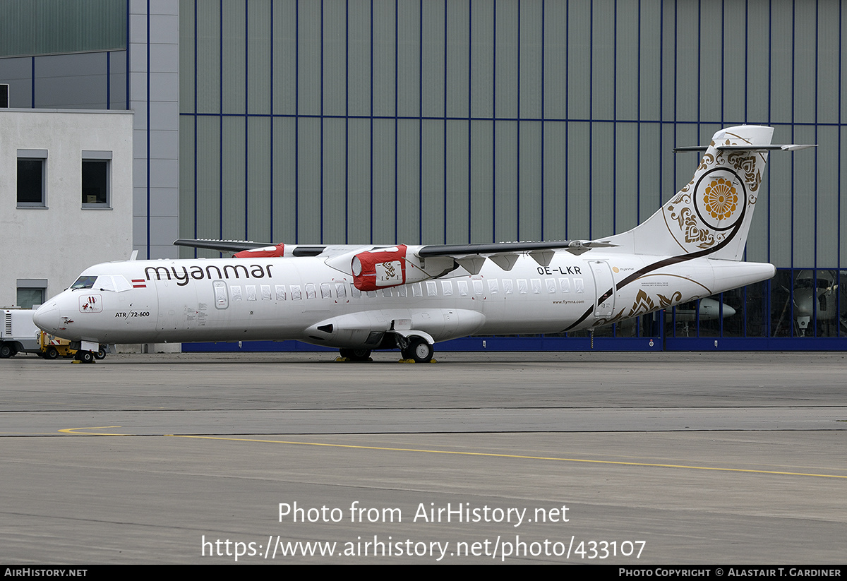 Aircraft Photo of OE-LKR | ATR ATR-72-600 (ATR-72-212A) | Myanmar National Airlines | AirHistory.net #433107