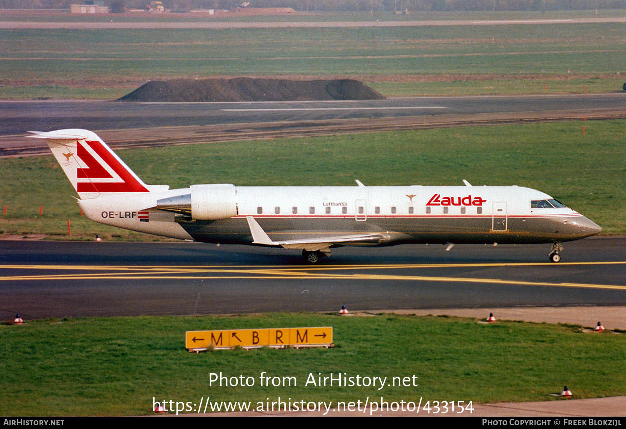 Aircraft Photo of OE-LRF | Canadair CRJ-100LR (CL-600-2B19) | Lauda Air | AirHistory.net #433154