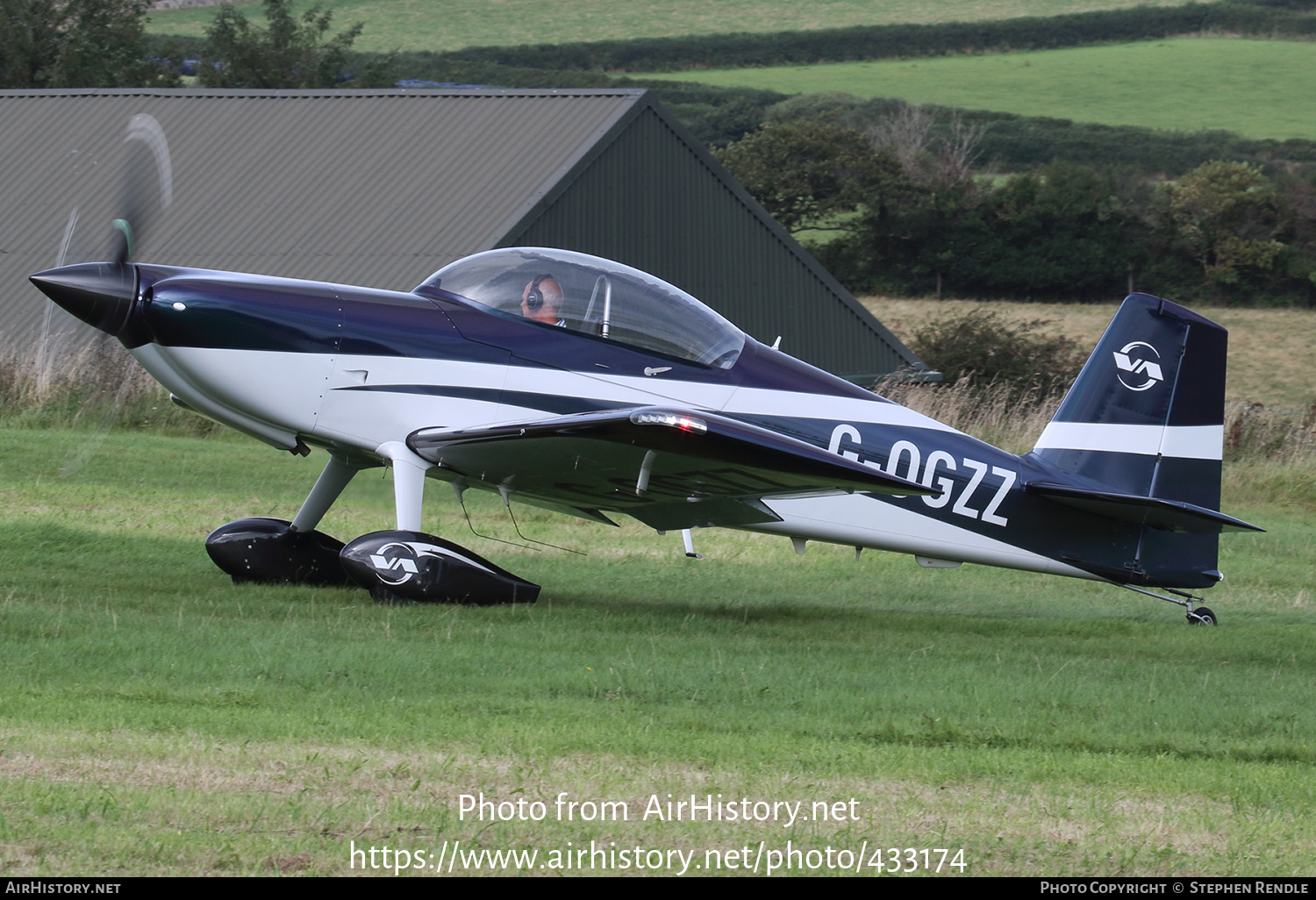 Aircraft Photo of G-OGZZ | Van's RV-8 | AirHistory.net #433174