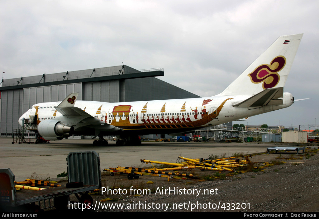 Aircraft Photo of HS-TGO | Boeing 747-4D7 | Thai Airways International | AirHistory.net #433201