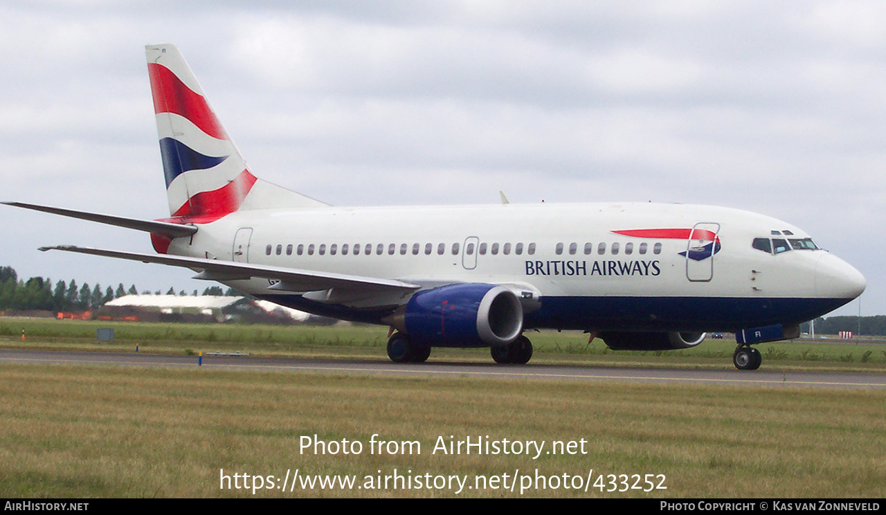 Aircraft Photo of G-GFFI | Boeing 737-528 | British Airways | AirHistory.net #433252