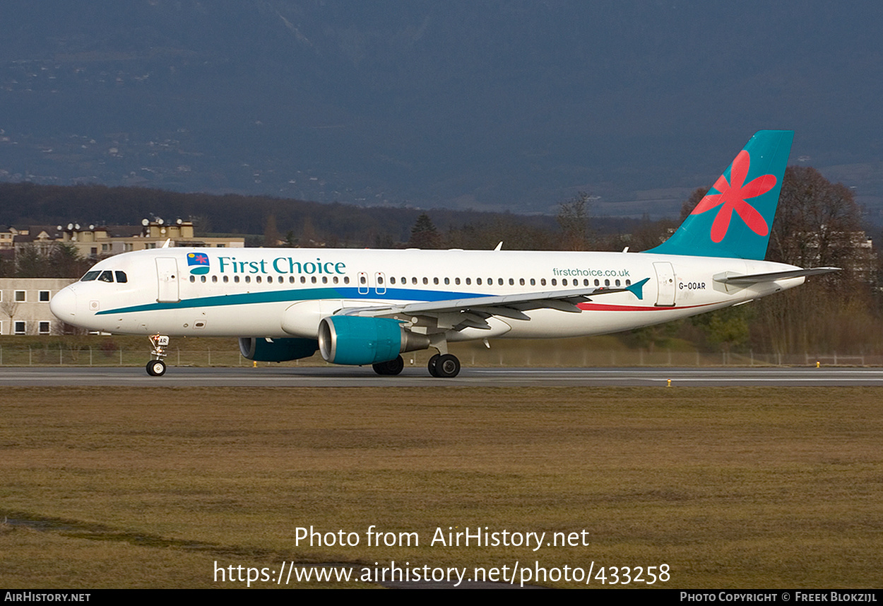 Aircraft Photo of G-OOAR | Airbus A320-214 | First Choice Airways | AirHistory.net #433258