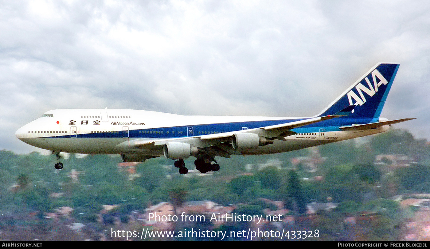 Aircraft Photo of JA8095 | Boeing 747-481 | All Nippon Airways - ANA | AirHistory.net #433328