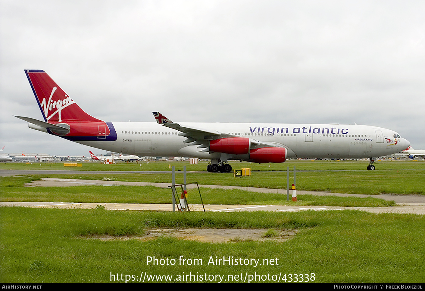 Aircraft Photo of G-VAIR | Airbus A340-313X | Virgin Atlantic Airways | AirHistory.net #433338