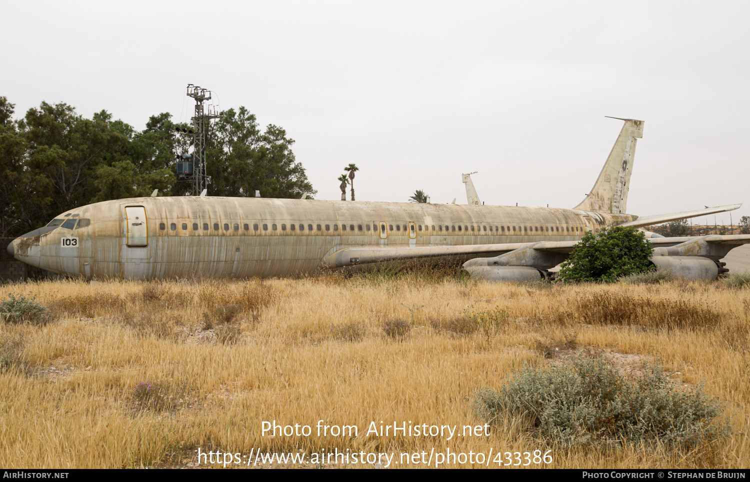 Aircraft Photo of 103 / 4X-JYW | Boeing 707-328 | Israel - Air Force | AirHistory.net #433386