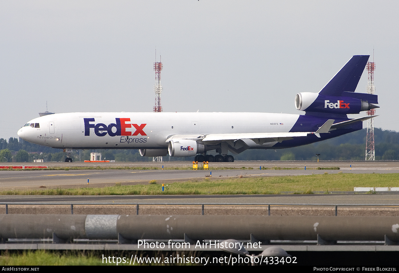 Aircraft Photo of N615FE | McDonnell Douglas MD-11F | FedEx Express - Federal Express | AirHistory.net #433402