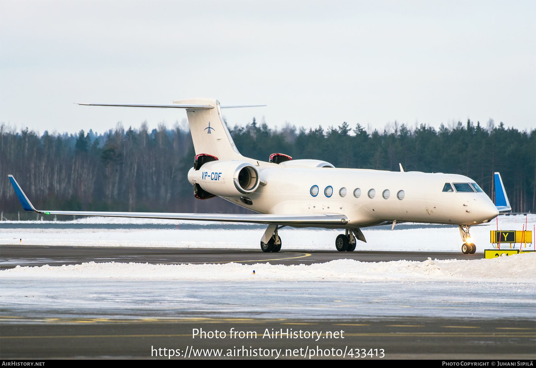 Aircraft Photo of VP-CDF | Gulfstream Aerospace G-V Gulfstream V | AirHistory.net #433413