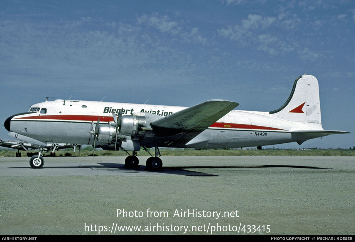 Aircraft Photo of N44911 | Douglas C-54P Skymaster | Biegert Aviation | AirHistory.net #433415