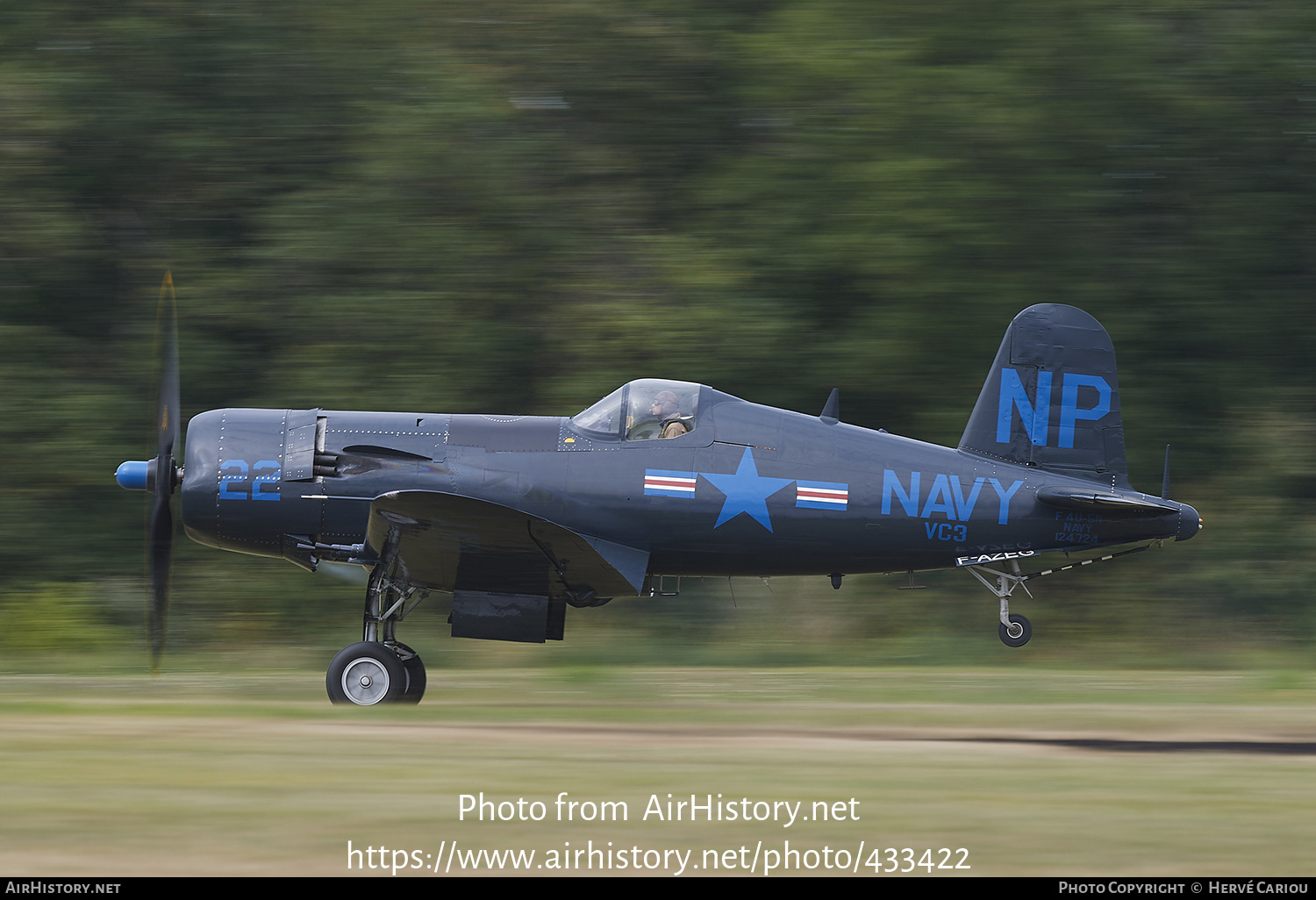 Aircraft Photo of F-AZEG / 124724 | Vought F4U-5NL Corsair | USA - Navy | AirHistory.net #433422