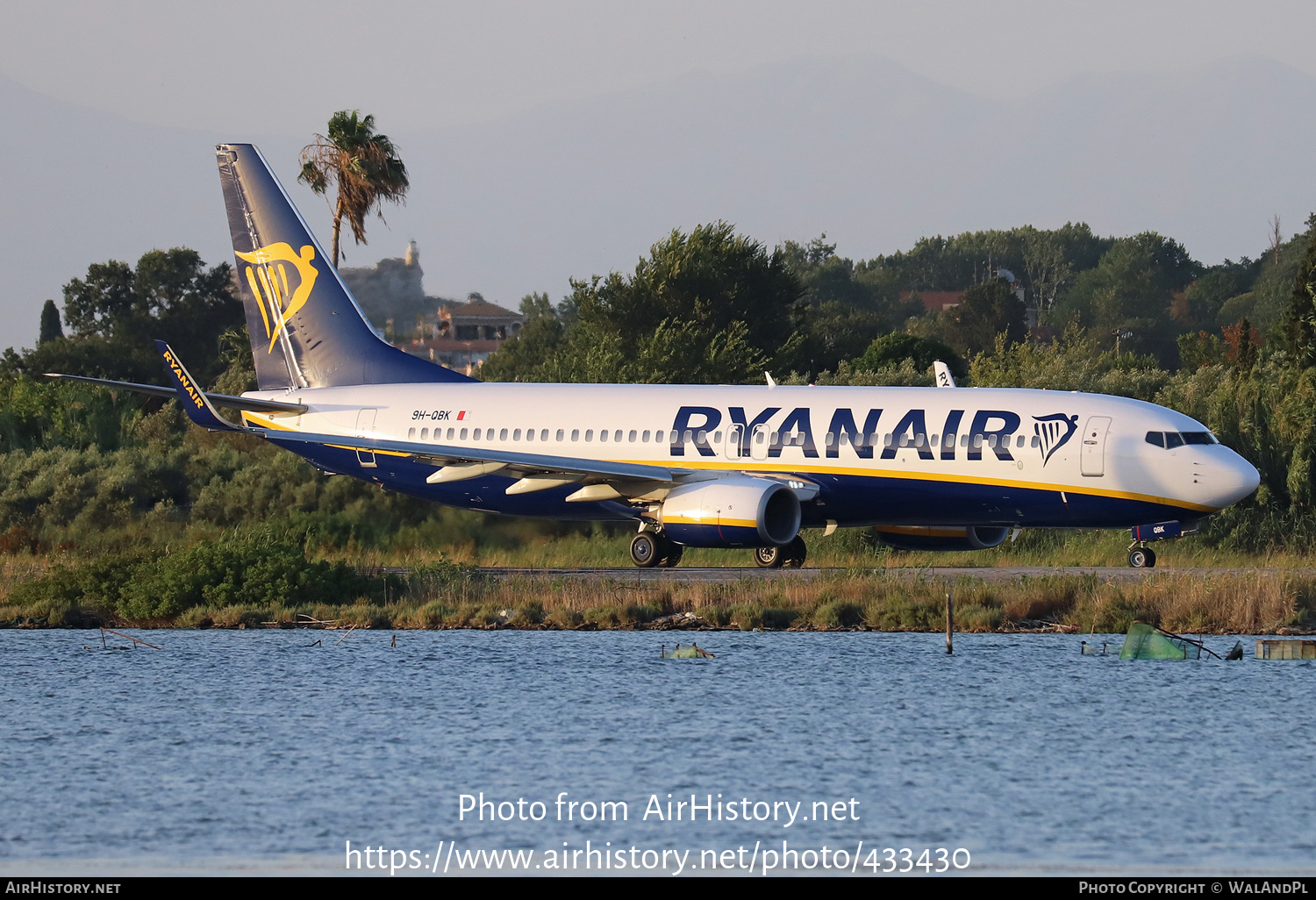 Aircraft Photo of 9H-QBK | Boeing 737-8AS | Ryanair | AirHistory.net #433430