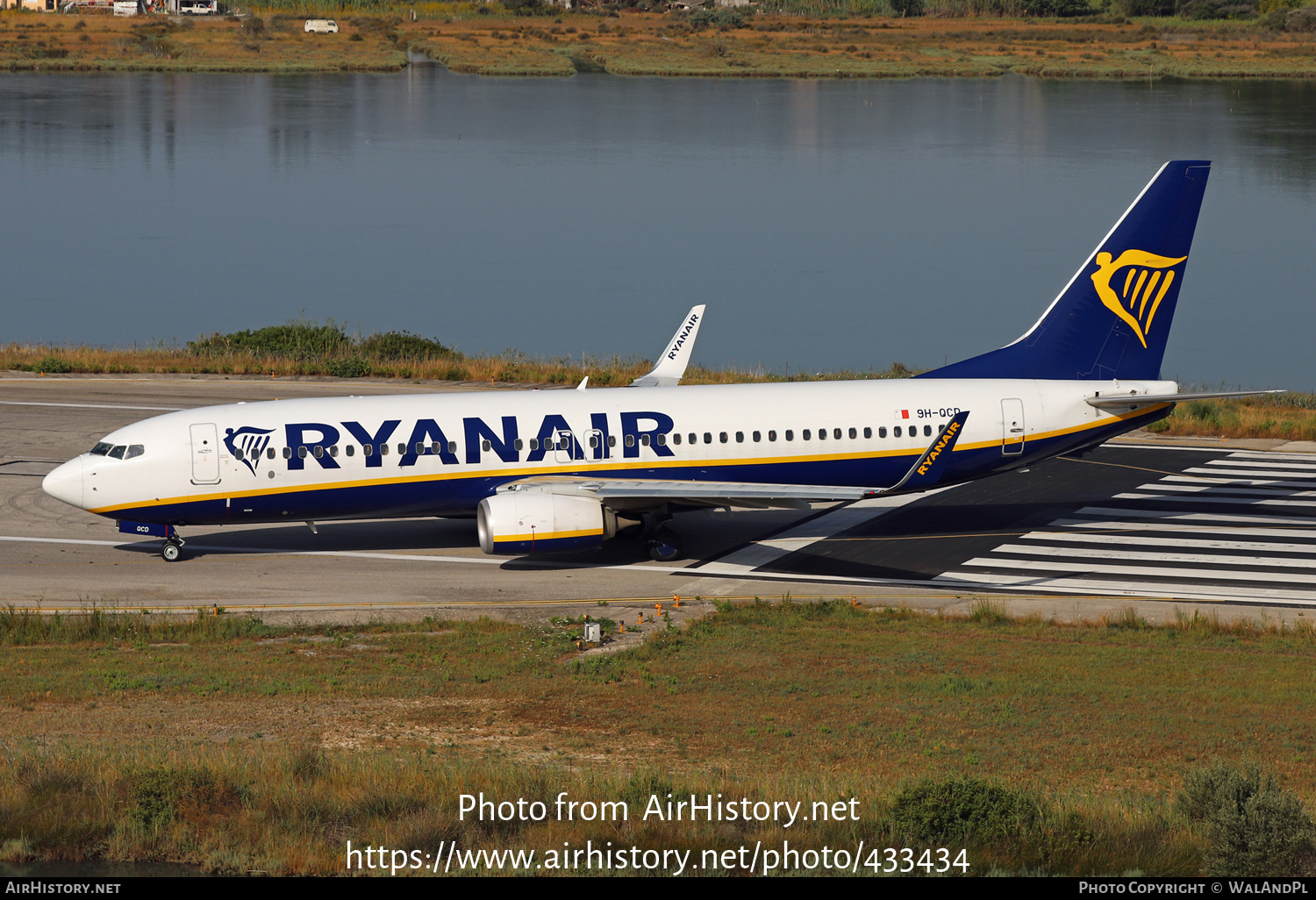 Aircraft Photo of 9H-QCD | Boeing 737-8AS | Ryanair | AirHistory.net #433434