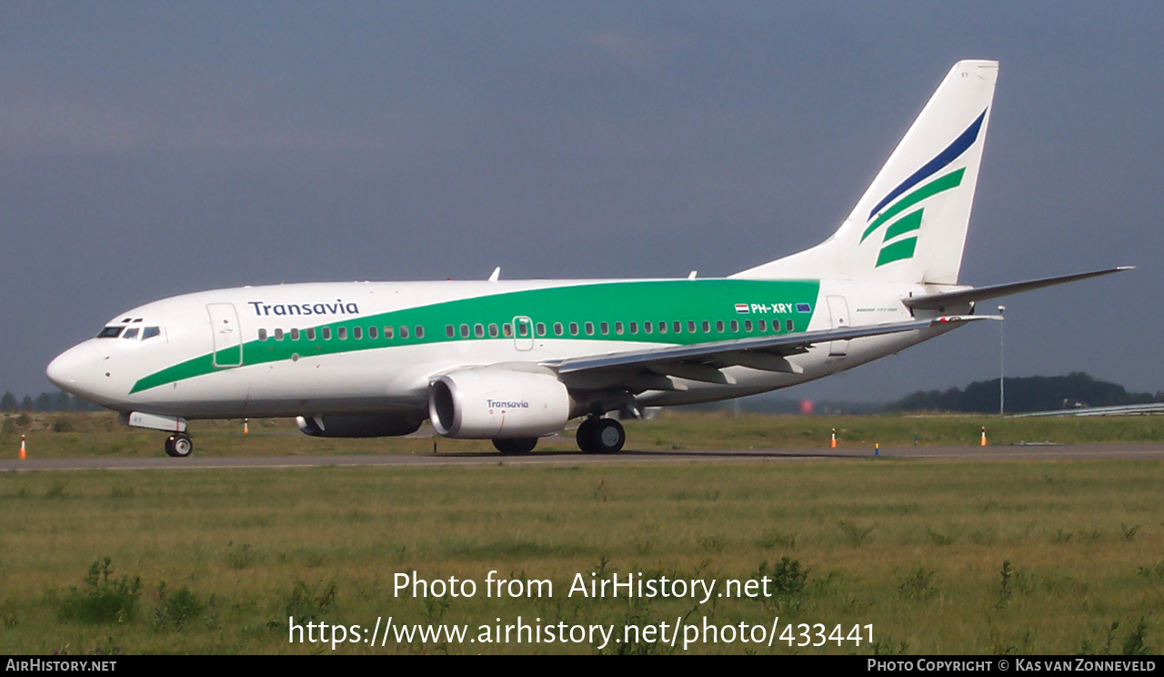 Aircraft Photo of PH-XRY | Boeing 737-7K2 | Transavia | AirHistory.net #433441