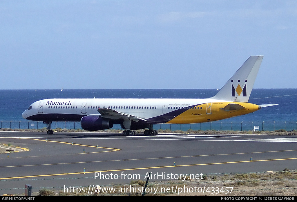 Aircraft Photo of G-MONC | Boeing 757-2T7 | Monarch Airlines | AirHistory.net #433457