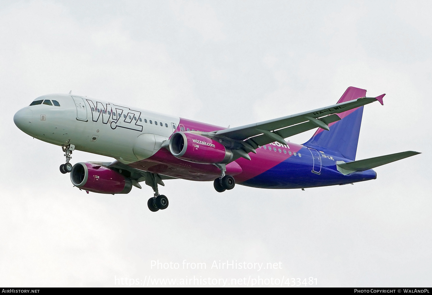 Aircraft Photo of HA-LWL | Airbus A320-232 | Wizz Air | AirHistory.net #433481