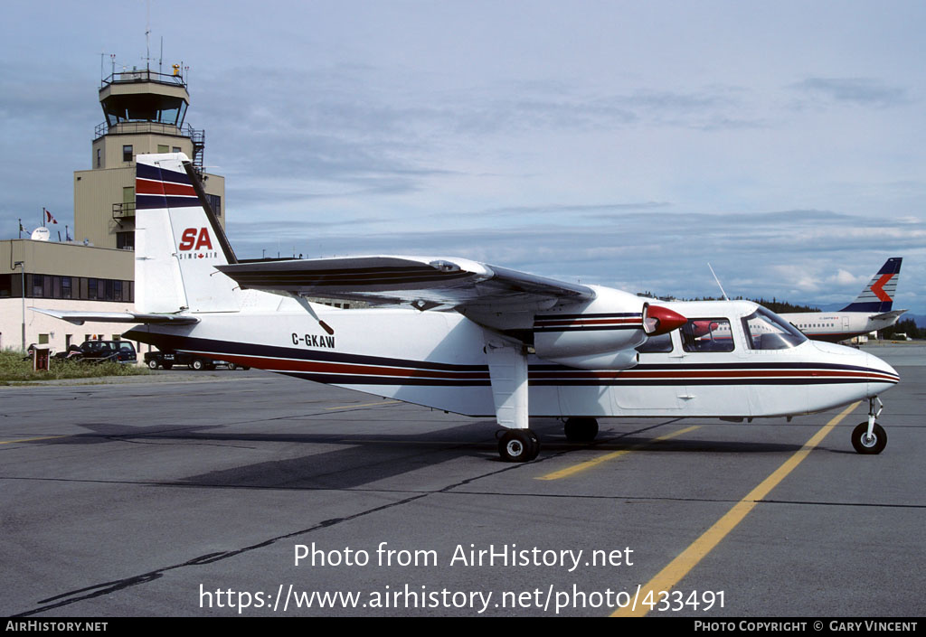 Aircraft Photo of C-GKAW | Britten-Norman BN-2A-8 Islander | Simo Air | AirHistory.net #433491