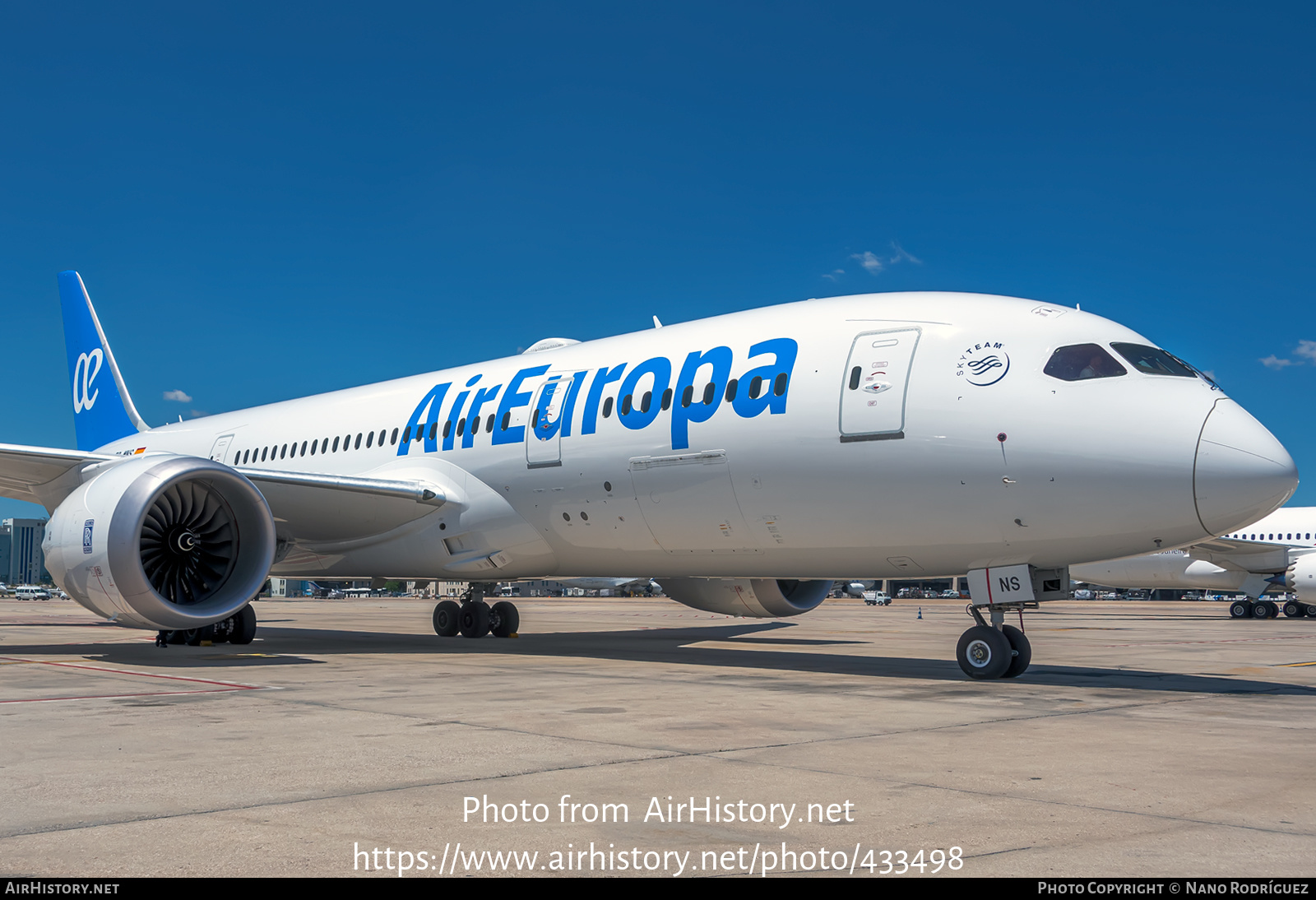 Aircraft Photo of EC-MNS | Boeing 787-8 Dreamliner | Air Europa | AirHistory.net #433498