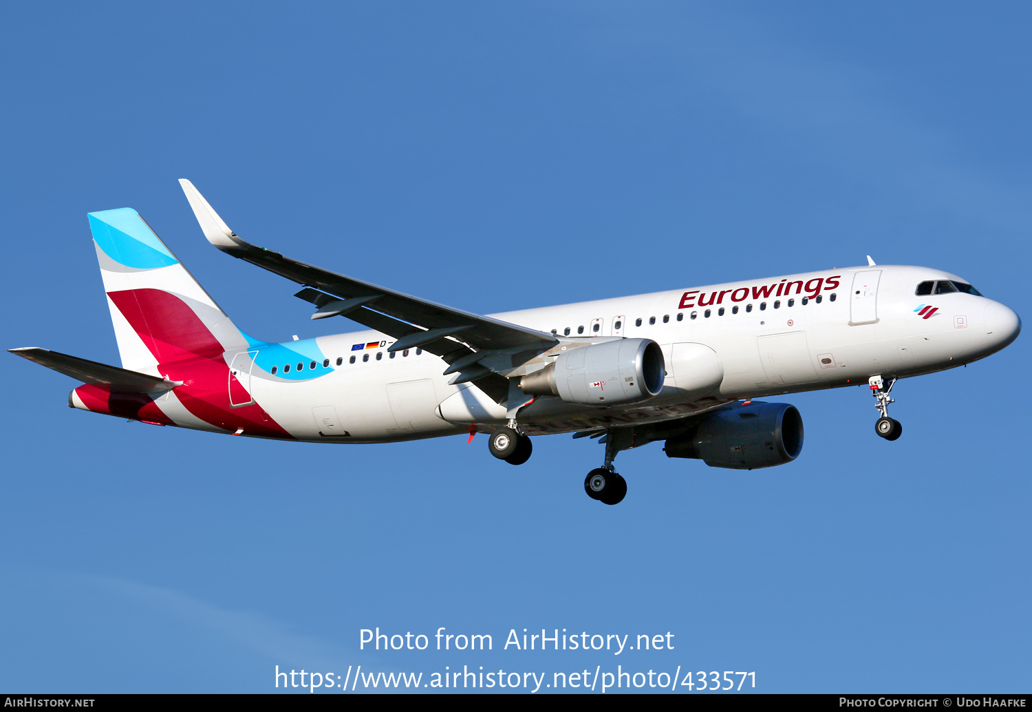 Aircraft Photo of D-AEWD | Airbus A320-214 | Eurowings | AirHistory.net #433571