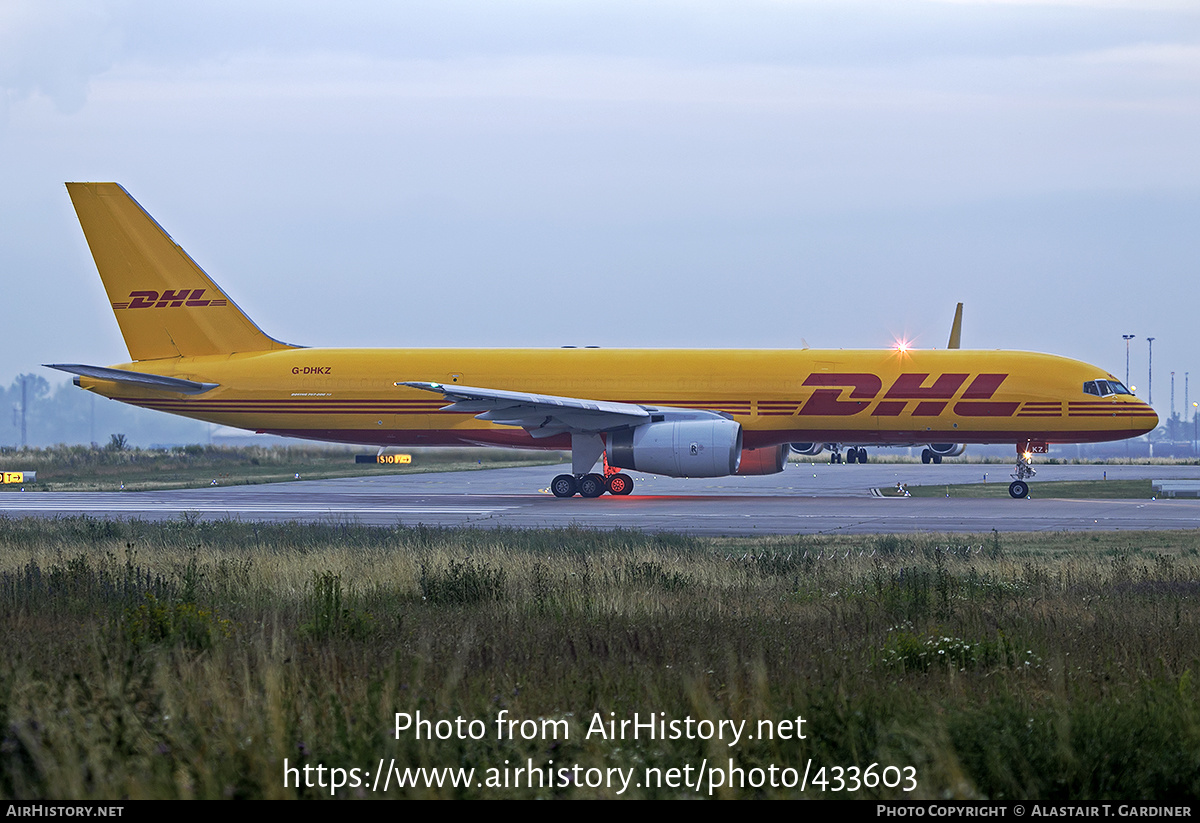 Aircraft Photo of G-DHKZ | Boeing 757-236(PCF) | DHL International | AirHistory.net #433603