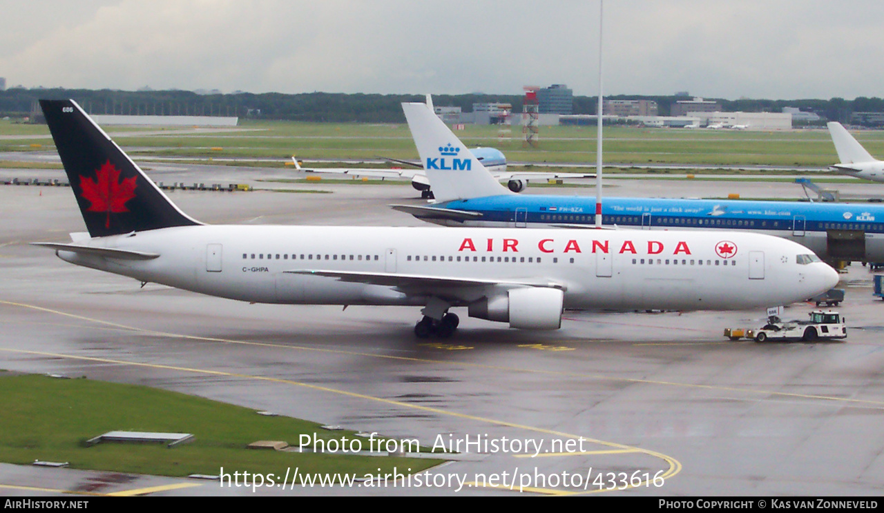 Aircraft Photo of C-GHPA | Boeing 767-3Y0/ER | Air Canada | AirHistory.net #433616