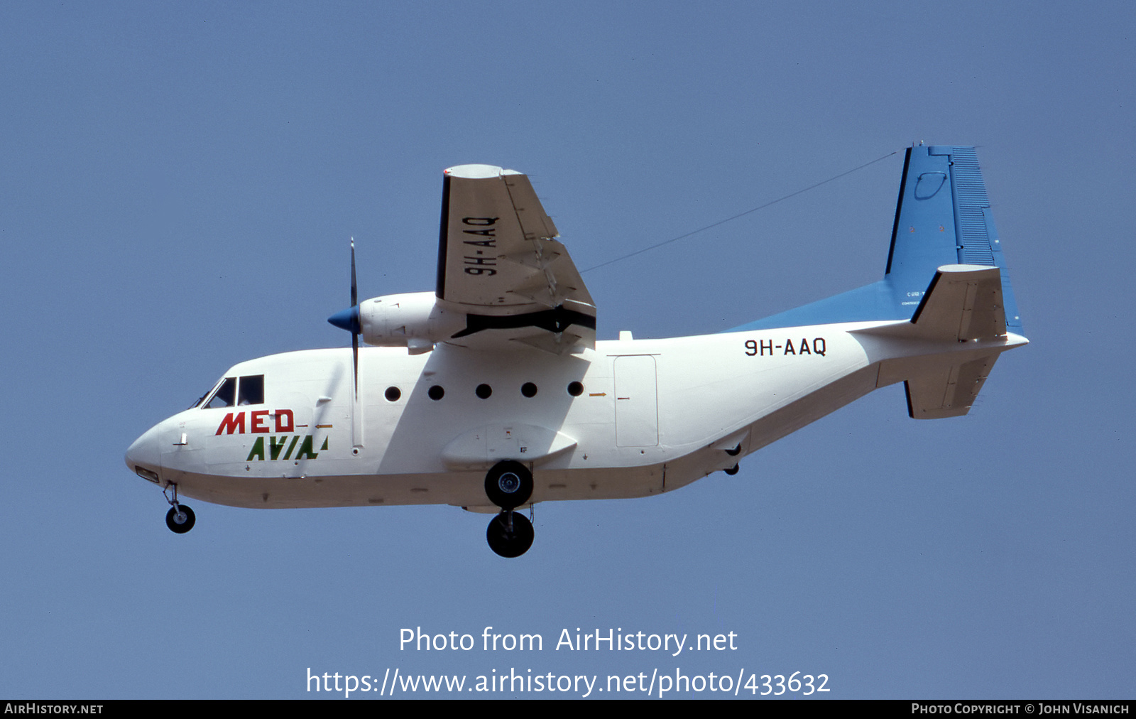 Aircraft Photo of 9H-AAQ | CASA C-212-100 Aviocar | Medavia - Mediterranean Aviation | AirHistory.net #433632