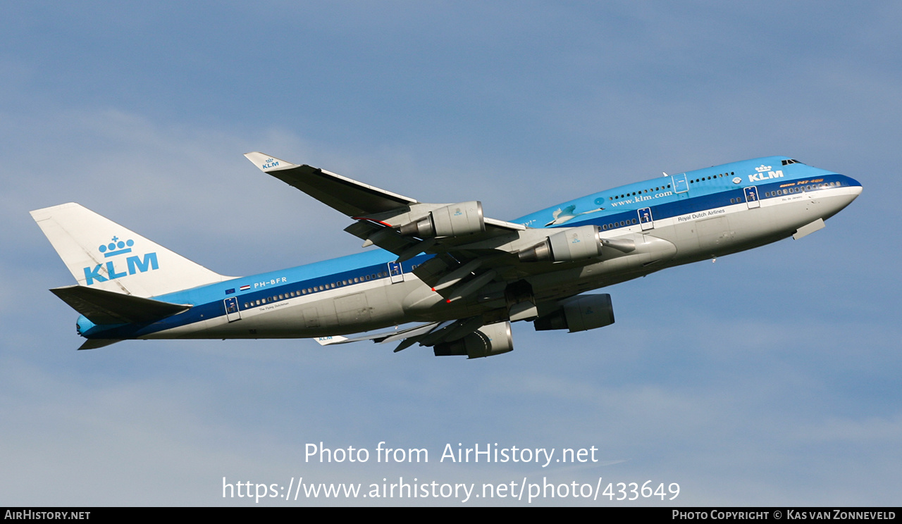 Aircraft Photo of PH-BFR | Boeing 747-406M | KLM - Royal Dutch Airlines | AirHistory.net #433649