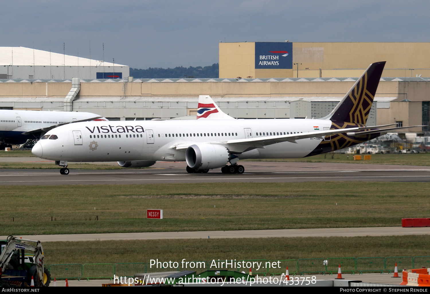 Aircraft Photo of VT-TSD | Boeing 787-9 Dreamliner | Vistara | AirHistory.net #433758