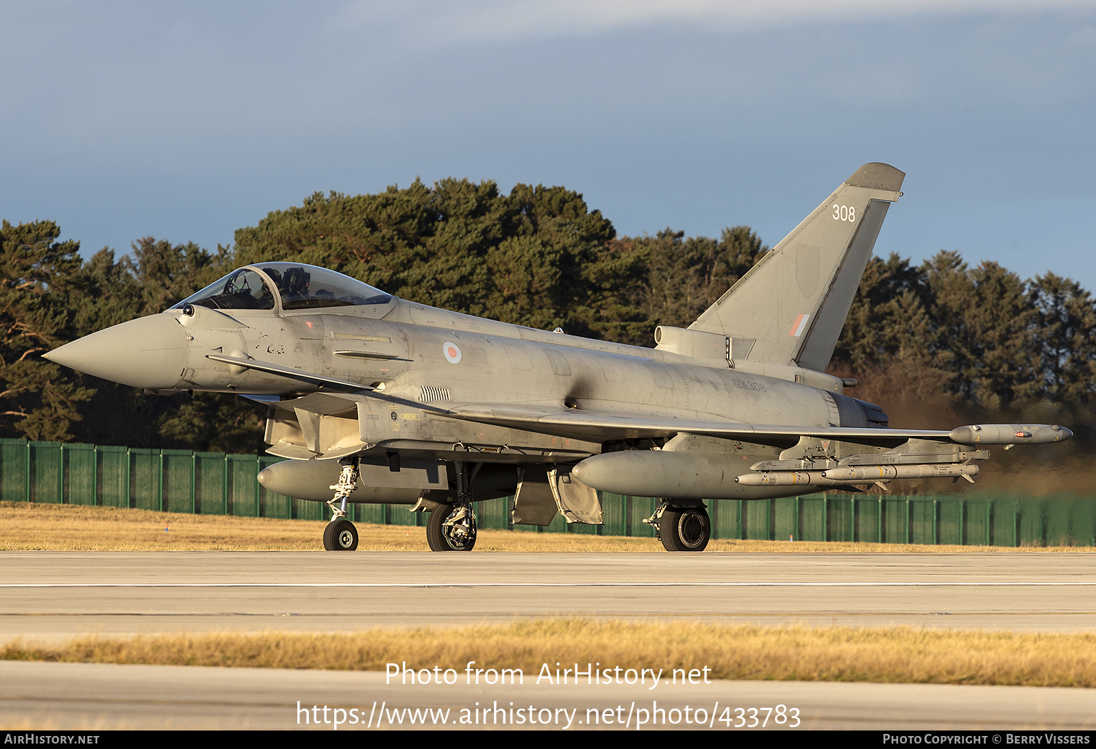 Aircraft Photo of ZK308 | Eurofighter EF-2000 Typhoon FGR4 | UK - Air Force | AirHistory.net #433783