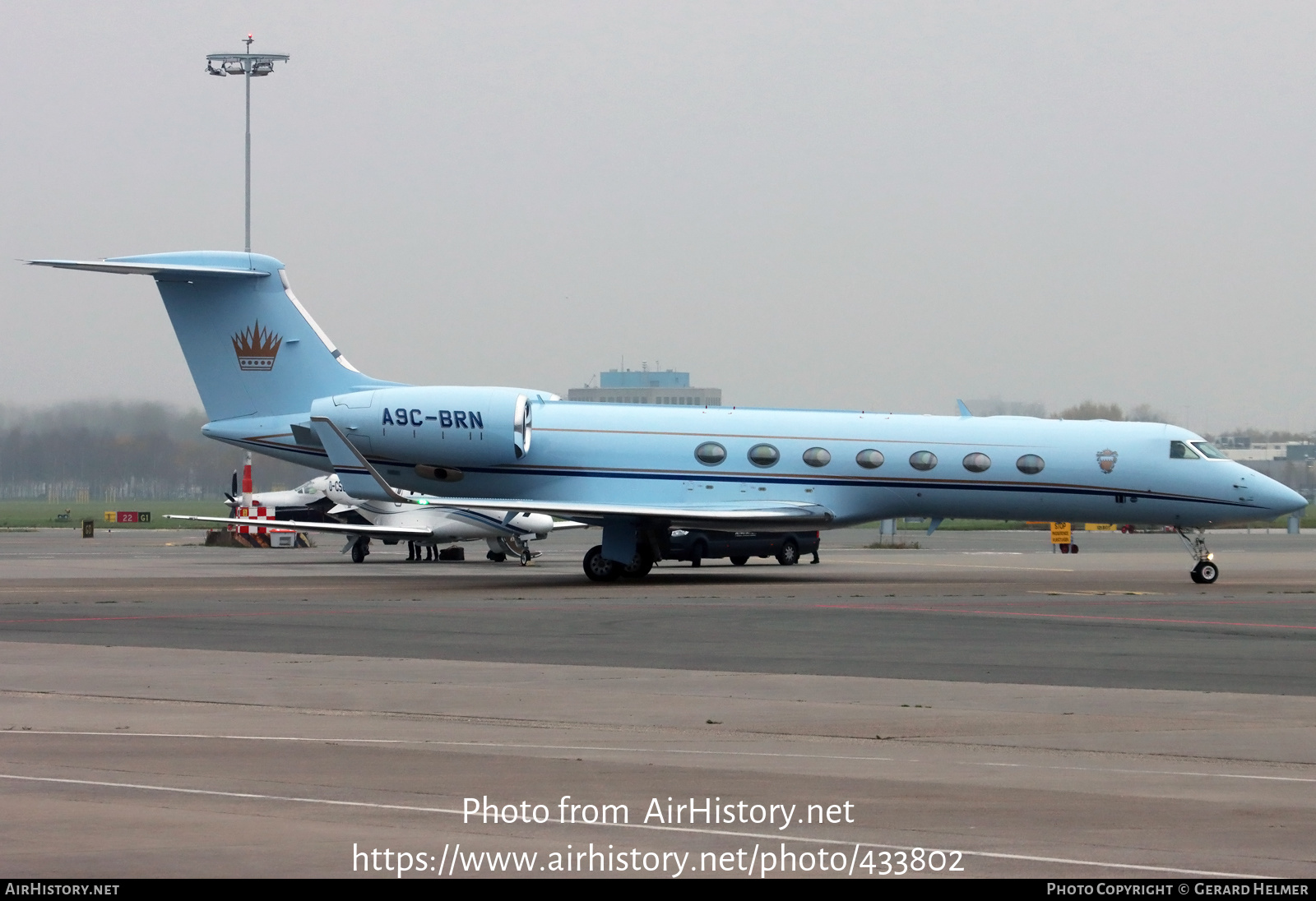 Aircraft Photo of A9C-BRN | Gulfstream Aerospace G-V-SP Gulfstream G550 | Bahrain Royal Flight | AirHistory.net #433802