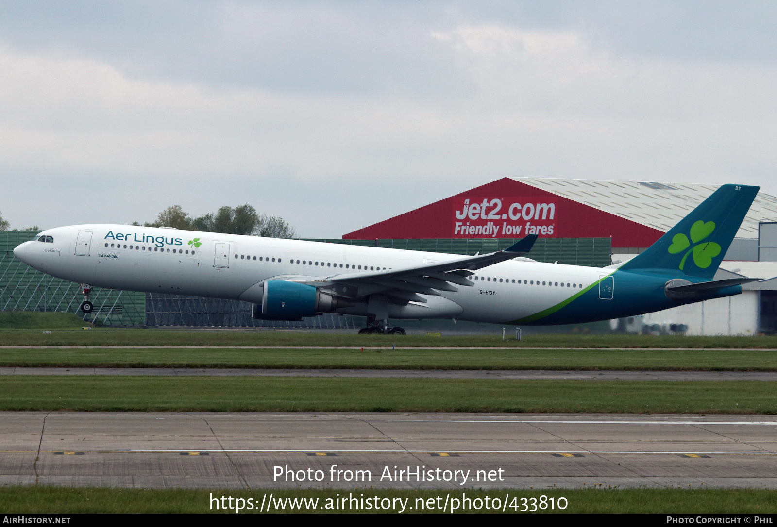 Aircraft Photo of G-EIDY | Airbus A330-302 | Aer Lingus | AirHistory.net #433810