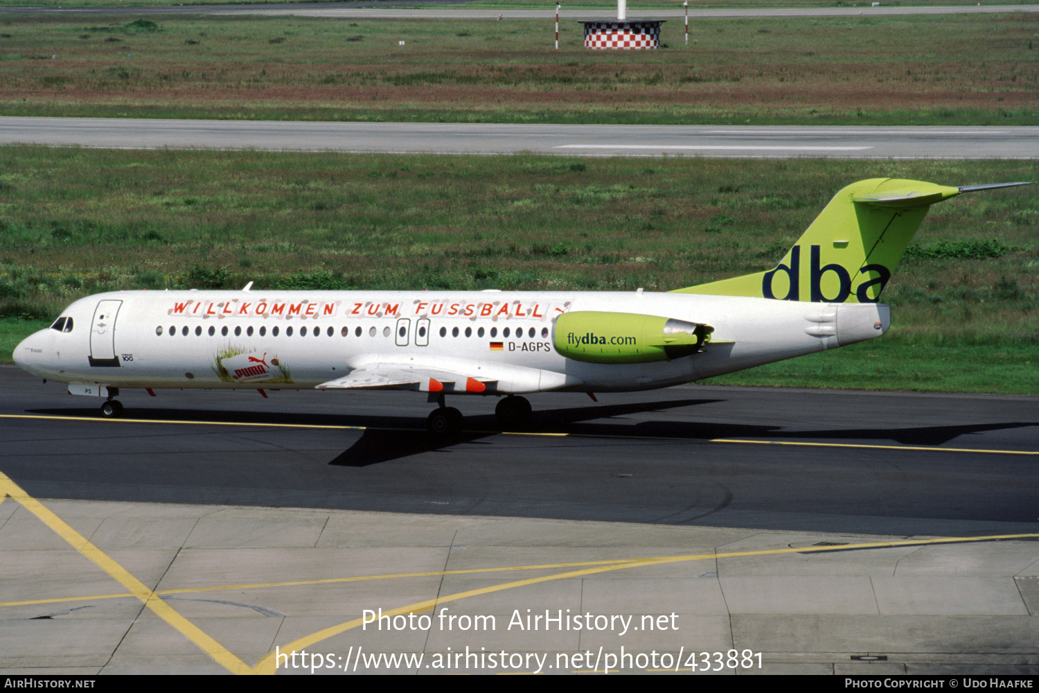 Aircraft Photo of D-AGPS | Fokker 100 (F28-0100) | DBA - Deutsche BA | AirHistory.net #433881