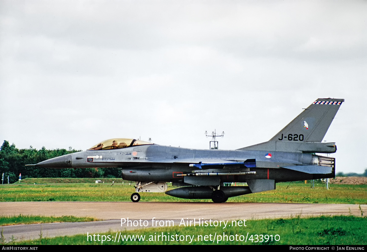 Aircraft Photo of J-620 | General Dynamics F-16A Fighting Falcon | Netherlands - Air Force | AirHistory.net #433910