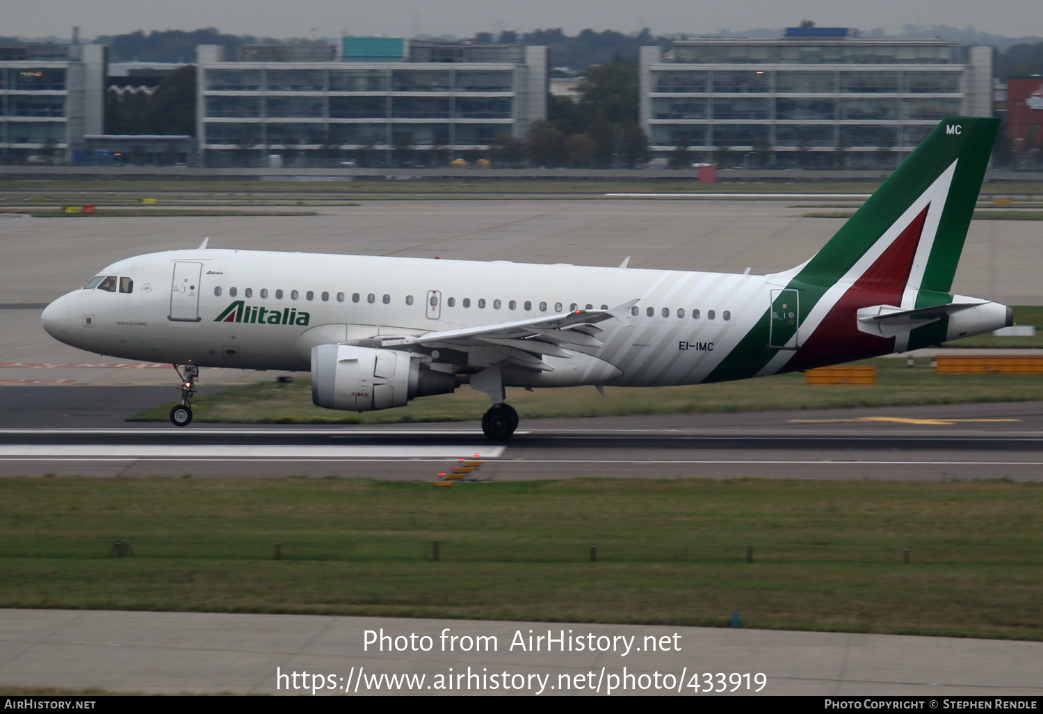 Aircraft Photo of EI-IMC | Airbus A319-112 | Alitalia | AirHistory.net #433919